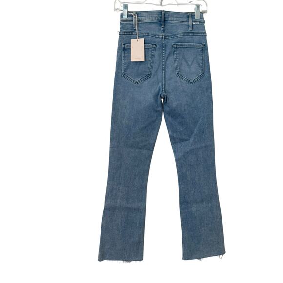 Mother The Hustler High Rise Flare Leg Ankle Jeans in Cutting Class Size 25 NWT - Picture 5 of 12